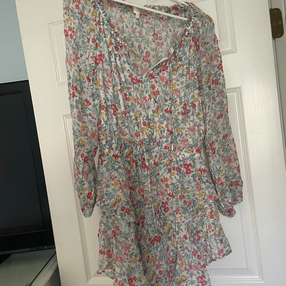 LoveShackFancy popover floral dress